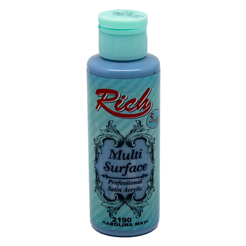 Rich Multi Surface 120 Ml Boya Karolin Mavi