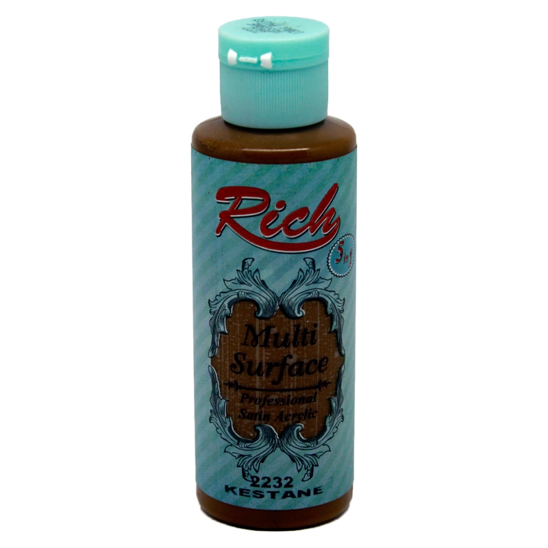 Rich Multi Surface 120 Ml Boya Kestane