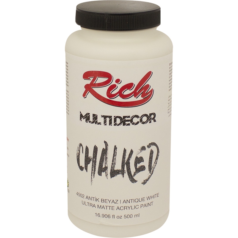 Rich Multi Decor Chalked Akrilik 500 cc - 4502 Antik Beyaz