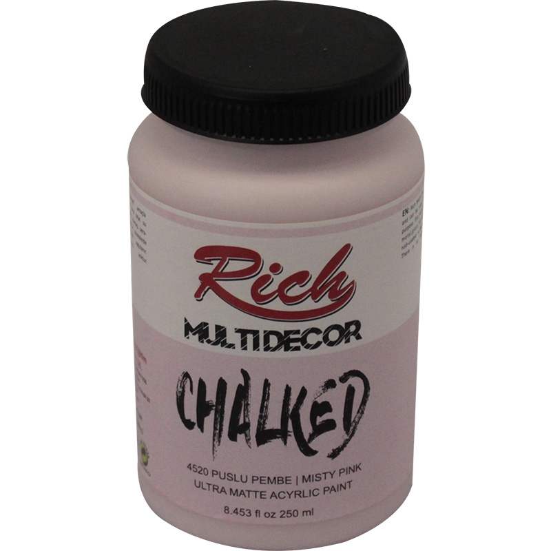 Rich Multi Decor Chalked Akrilik 250 cc - 4520 Puslu Pembe