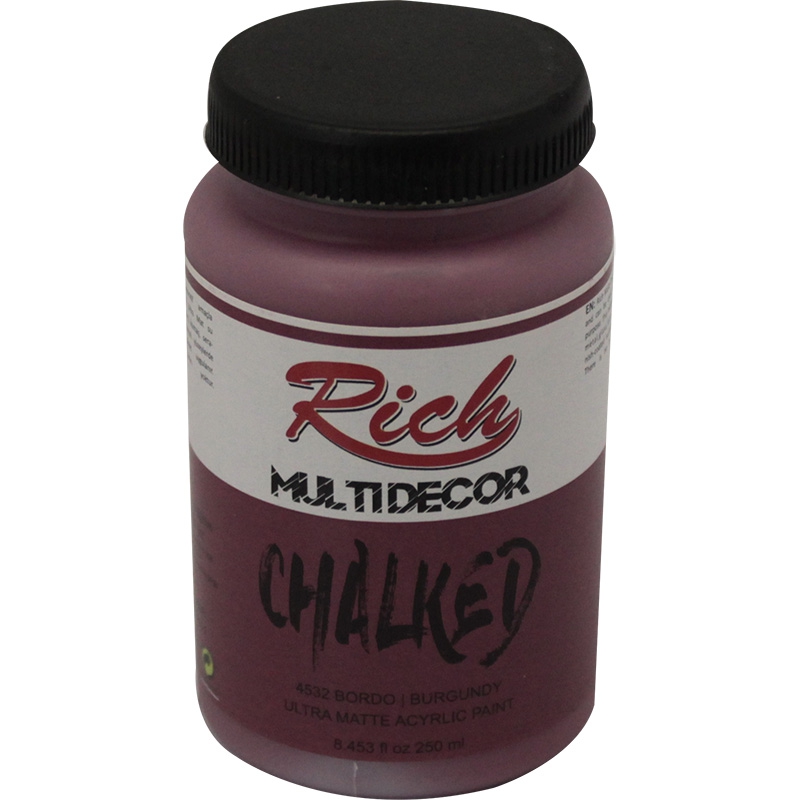 Rich Multi Decor Chalked Akrilik 100 cc - 4532 Bordo