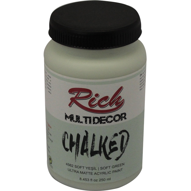 Rich Multi Decor Chalked Akrilik 250 cc - 4562 Soft Yeşil