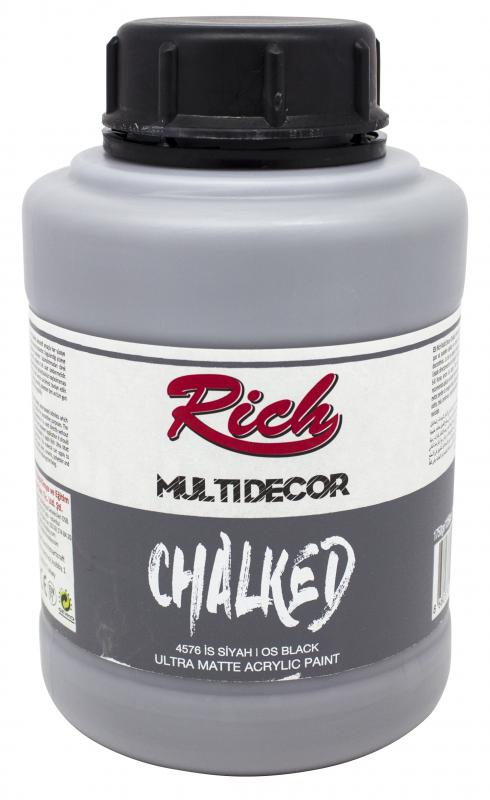 Rich Multi Decor Chalked Akrilik 1250 cc - 4576  İs Siyah