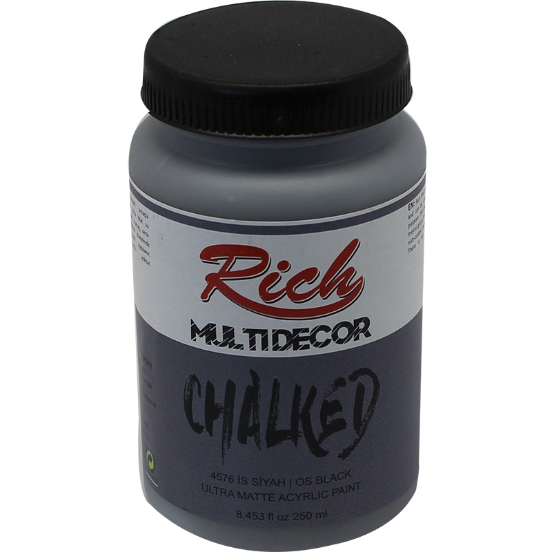 Rich Multi Decor Chalked Akrilik 250 cc - 4576 İs Siyah