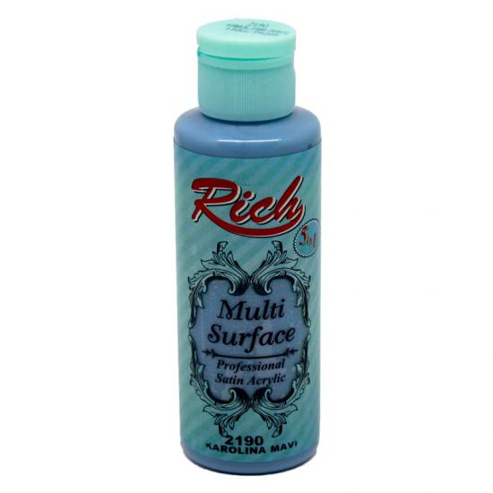 Rich Multi Surface 120 Ml Boya Karolin Mavi | Trendy Dizayn