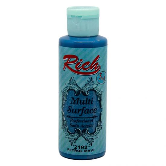 Rich Multi Surface 120 Ml Boya Petrol Mavi | Trendy Dizayn